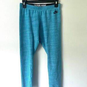 Nike Women's Aqua Blue Leggings